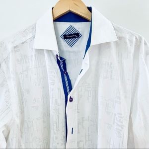 Bespoke Button Down Shirt Size XXL Lightweight